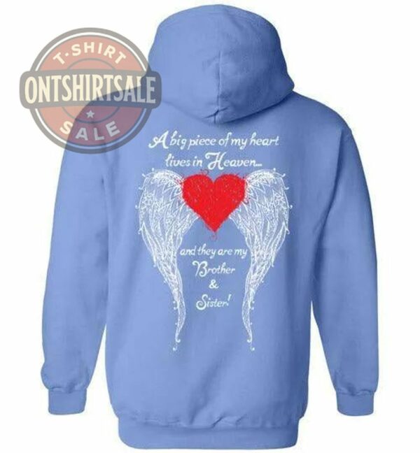 Brother Sister A Big Piece Hoodie Carolina Blue S 1